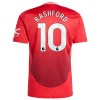 Camisola Manchester United Rashford 10 Homen Equipamento 1ª 24/25